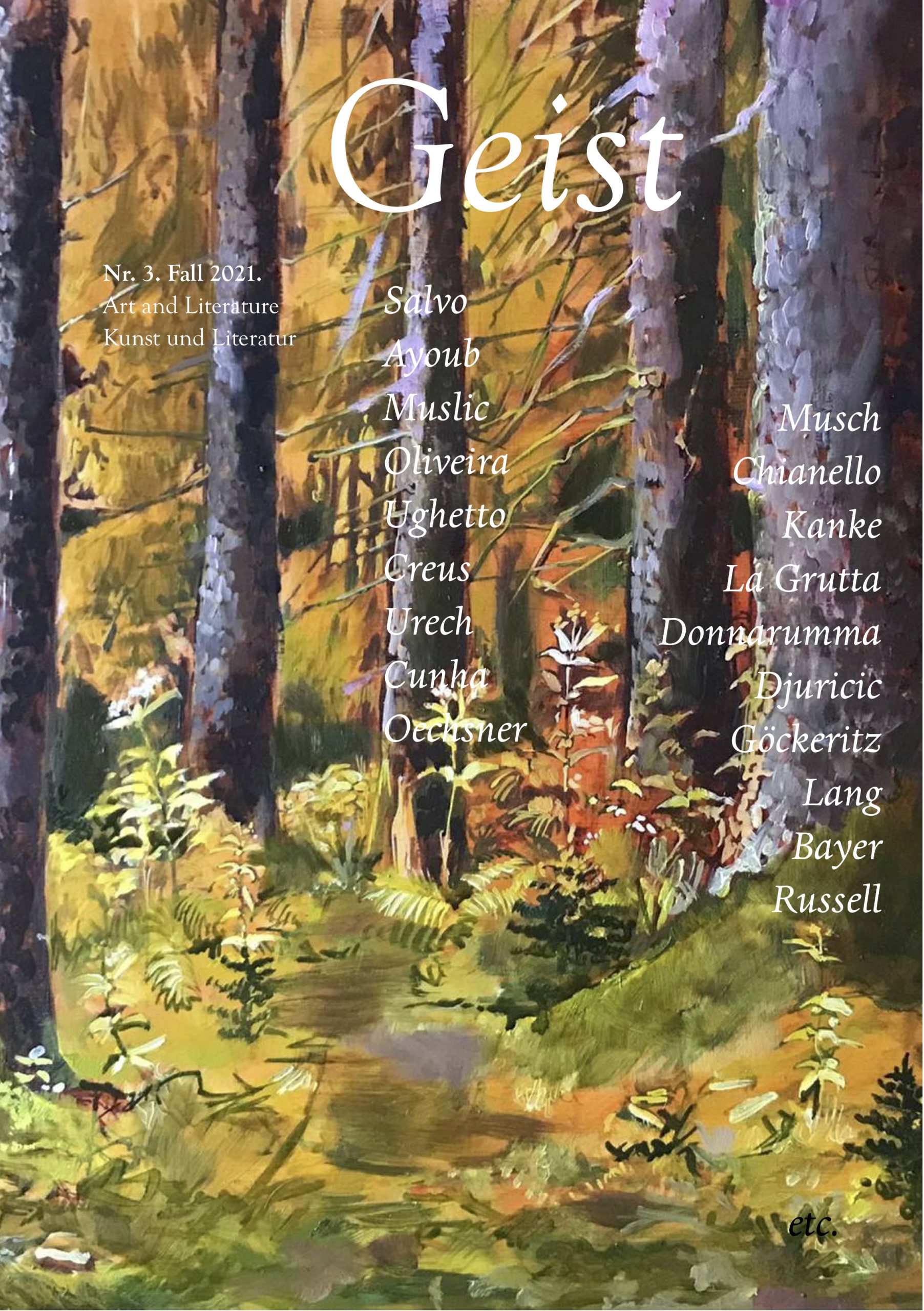 GEIST nr. 3 (Fall) is here