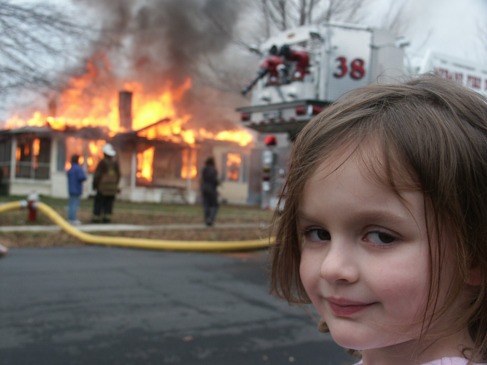 While the world burns